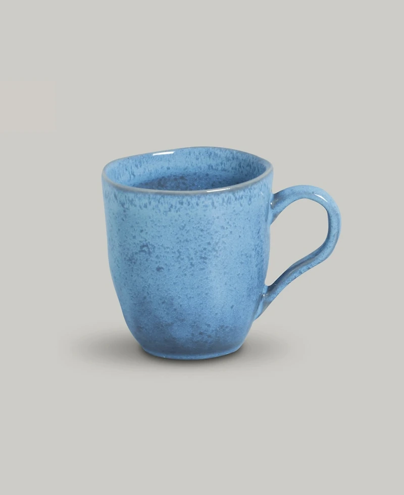 Porto Brasil Stoneware Coffee Mugs, Set of 4