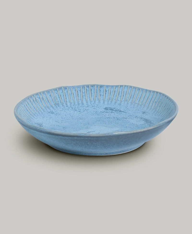 Porto Brasil Stoneware Linhas Salad Bowls, Set of 6