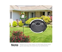 gaomon Frog Solar Lights Outdoor Garden Decorative, Solar Frog Outdoor Decor for Garden, Auto On/Off Solar Powered Stake Lights for Christmas Pathway