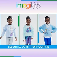 Frozen Toddler Girls Disney Minnie Mouse Princess Fleece Sweatshirt and Leggings Outfit Set