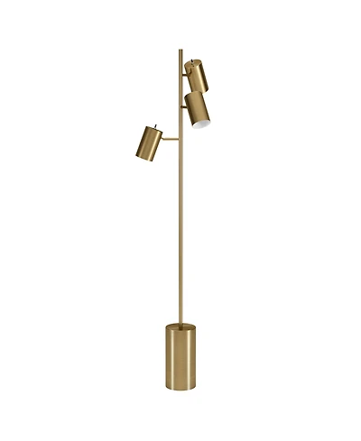 Hudson & Canal 65" Metal Dorset 3-Light Floor Lamp