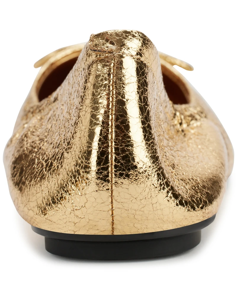 Karl Lagerfeld Paris Women's Velma Almond Toe Ballet Flats