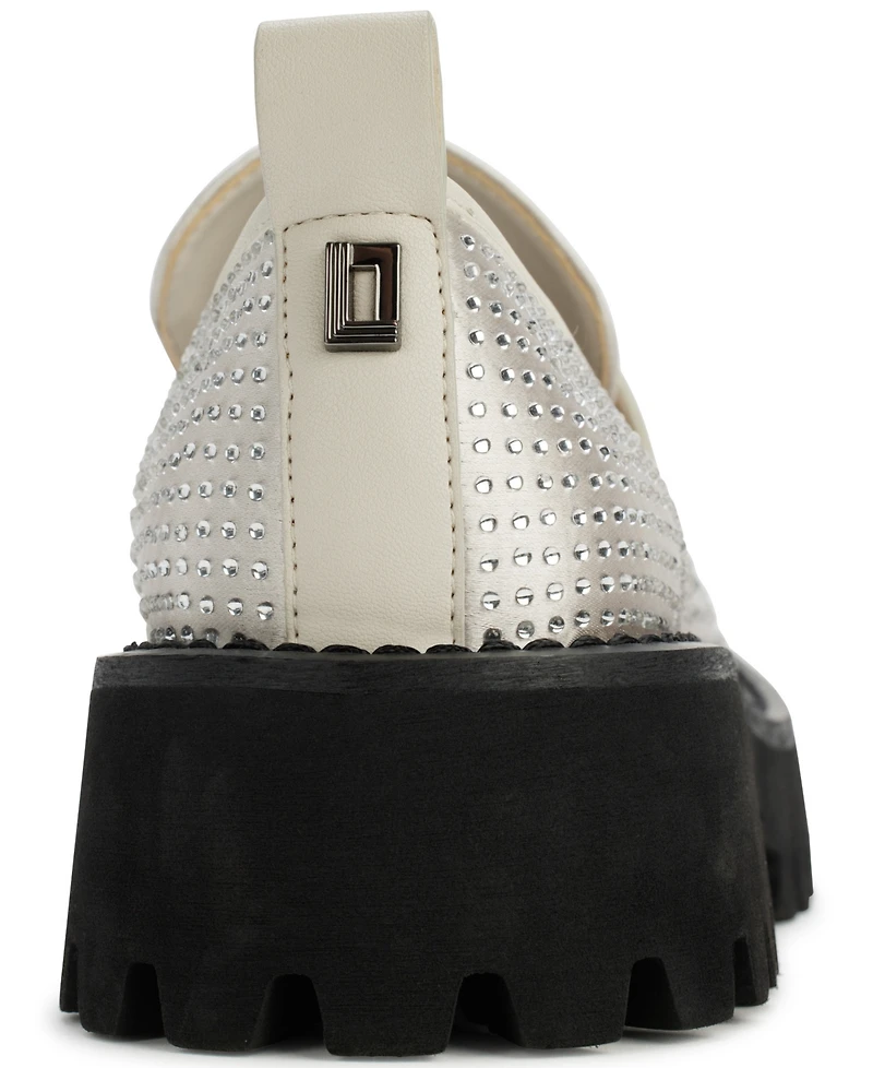 Karl Lagerfeld Paris Women's Grady Almond Toe Loafers