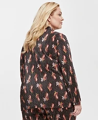 Jm Collection Plus Size Paisley-Print Shirt, Exclusively at Macy's
