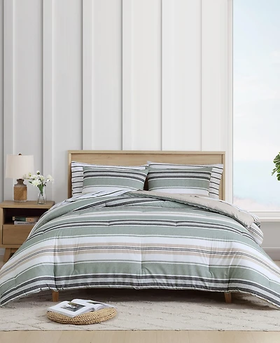 Nautica Prospect Harbor Reversible 3-Pc. Comforter Set, Full/Queen
