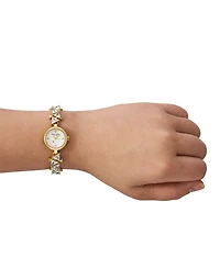Kate Spade New York Women's Monroe Three-Hand Gold-Tone Stainless Steel Bracelet Watch, 20mm