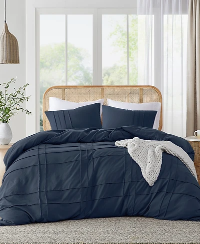 510 Design Porter Pleated 3-Pc. Duvet Cover Set
