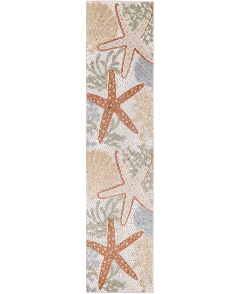 Nourison Home Aloha ALH24 2'3"x8' Runner Area Rug
