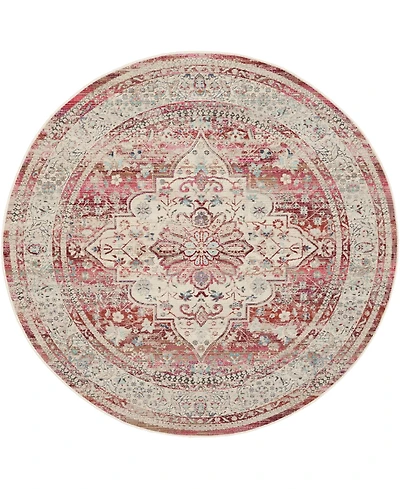 Nourison Home Vintage Kashan VKA07 6'x6' Round Area Rug