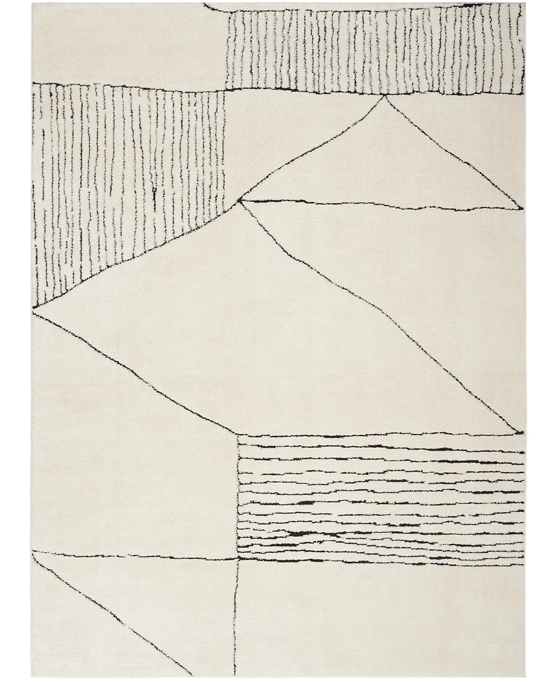 Nourison Home Modern Comfort MNC02 5'3"x7' Area Rug