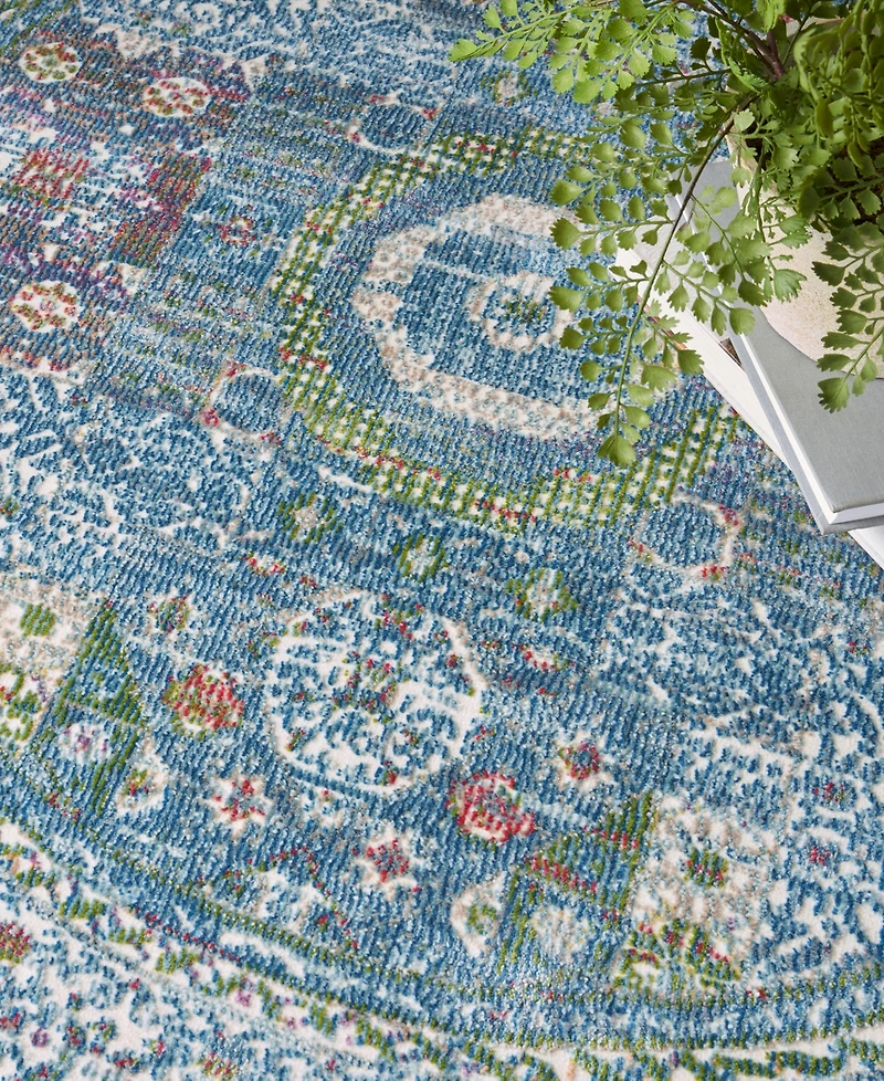 Nourison Home Ankara Global ANR17 4'x4' Round Area Rug