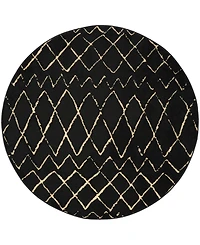 Nourison Home Grafix GRF04 5'3"x5'3" Round Area Rug