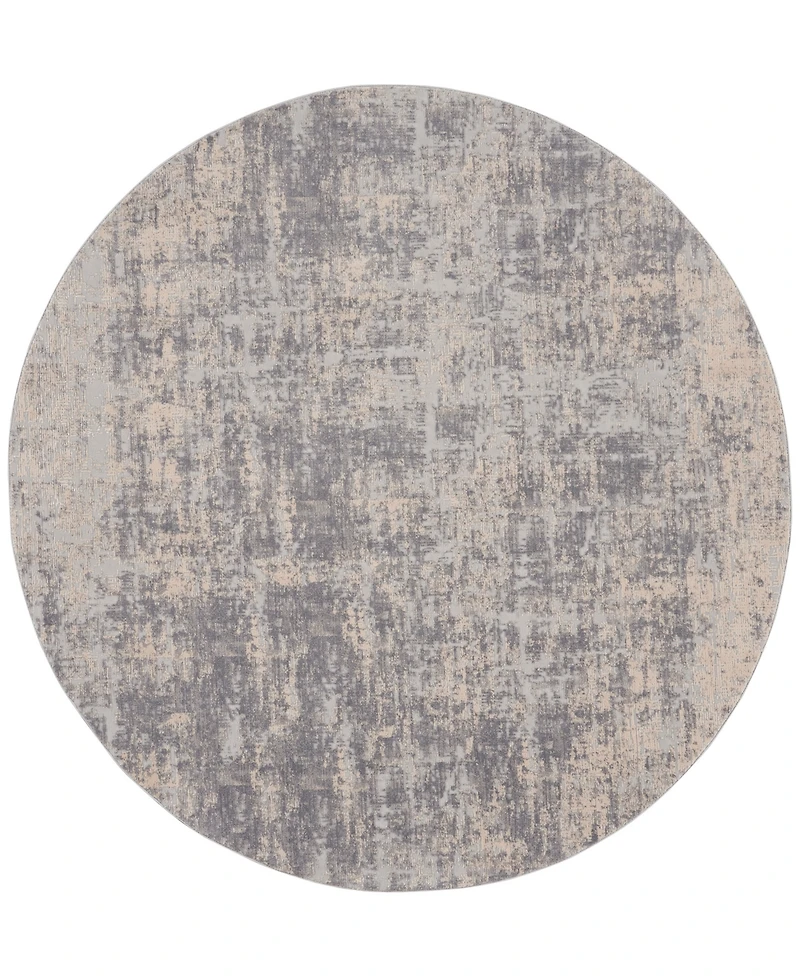 Nourison Home Rustic Textures RUS01 5'3"x5'3" Round Area Rug