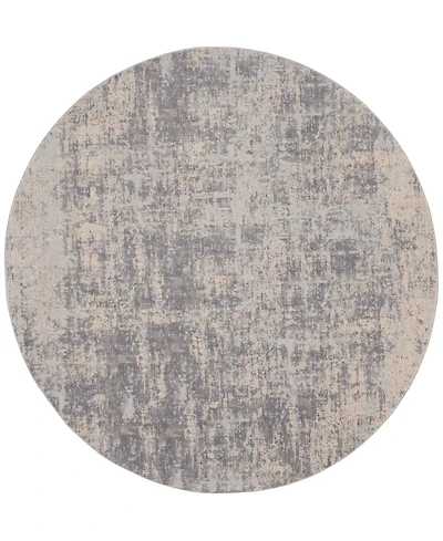Nourison Home Rustic Textures RUS01 5'3"x5'3" Round Area Rug