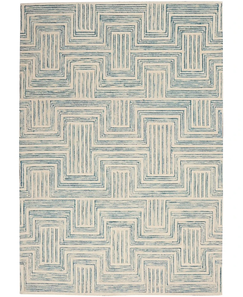 Nourison Home Interlock ITL06 3'9"x5'9" Area Rug
