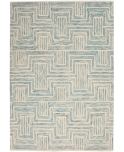 Nourison Home Interlock ITL06 3'9"x5'9" Area Rug