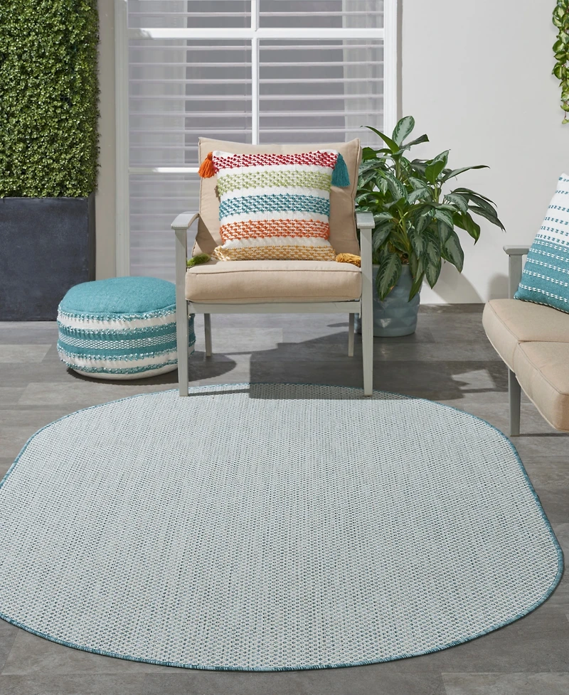 Nourison Home Courtyard COU01 5'x8' Oval Area Rug
