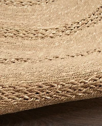 Nourison Home Natural Seagrass NSG01 5'x5' Round Area Rug