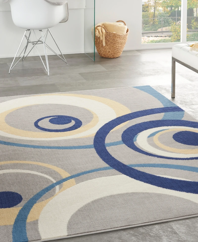 Nourison Home Grafix GRF21 5'3"x7'3" Area Rug