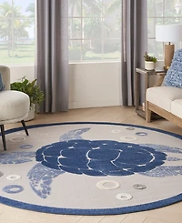 Nourison Home Aloha ALH27 7'10"x7'10" Round Area Rug