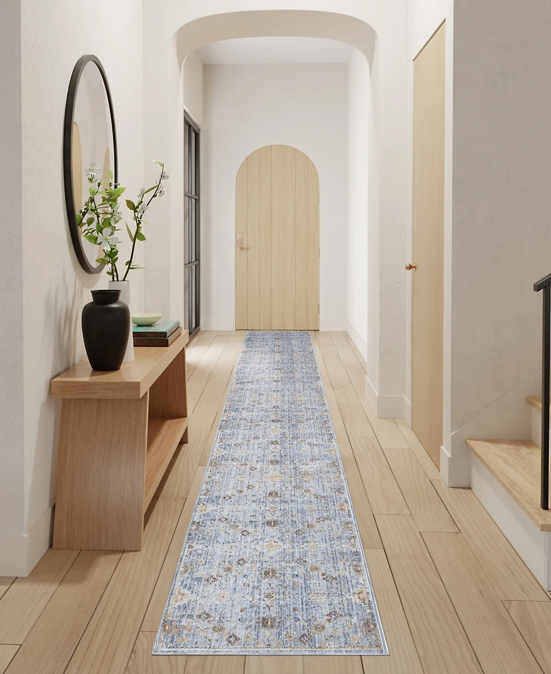 Nourison Home Elegant Heirlooms ELH02 2'2"x8' Runner Area Rug