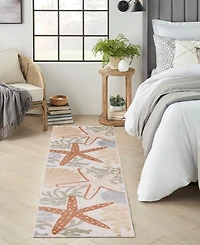 Nourison Home Aloha ALH24 2'3"x8' Runner Area Rug