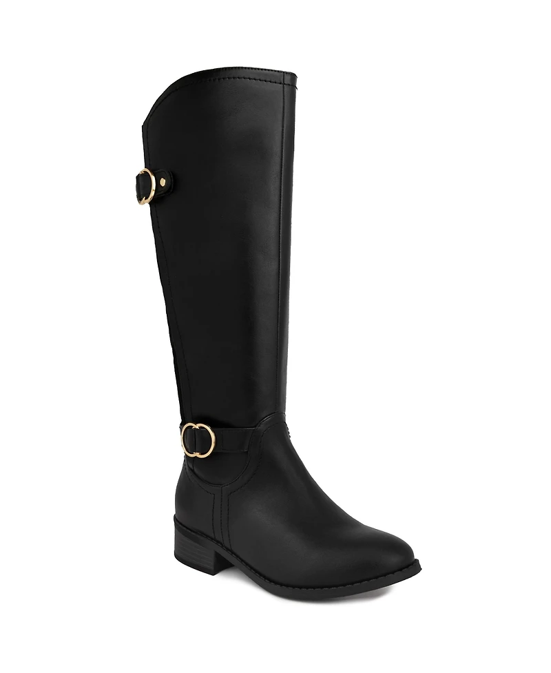 Jones New York Women's Leandraa Wide Calf Knee High Riding Boots
