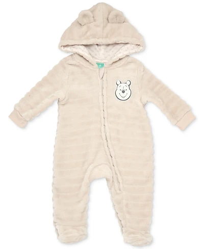 Disney Baby Winnie-the-Pooh Faux-Fur Footed Pram Coverall