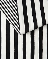 Kate Spade New York Hand Painted Shirting Stripe Table Runner, 15"x 72"