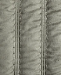 Closeout! Vera Wang Linear Stitch Velvet 3-Pc. Quilt Set, King