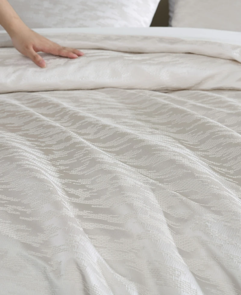 Vera Wang Illusion Textured 3-Pc. Comforter Set
