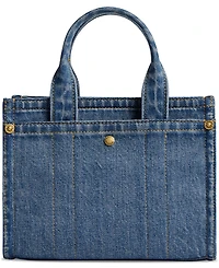 Coach Mini Denim Cargo Tote 20