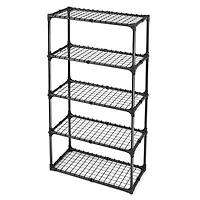 Streamdale 5-Shelf Wire Rack with Cover