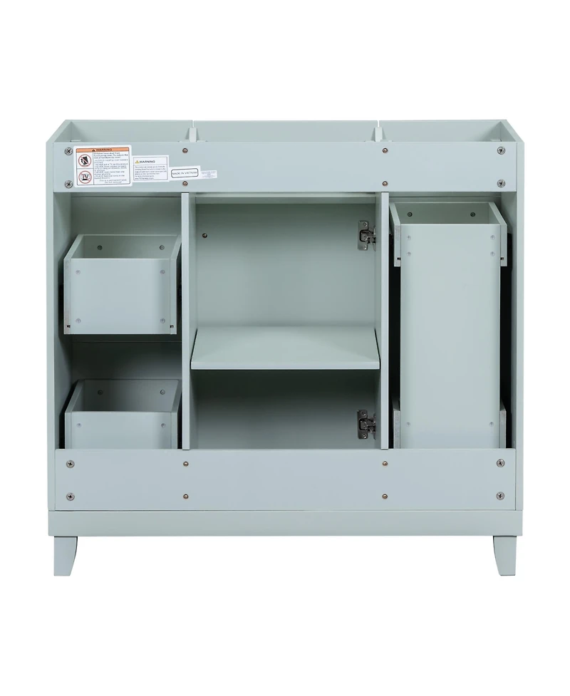 36" Bathroom Vanity-Blue