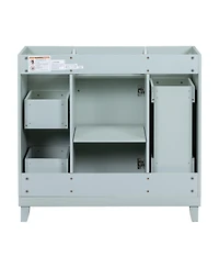 36" Bathroom Vanity-Blue
