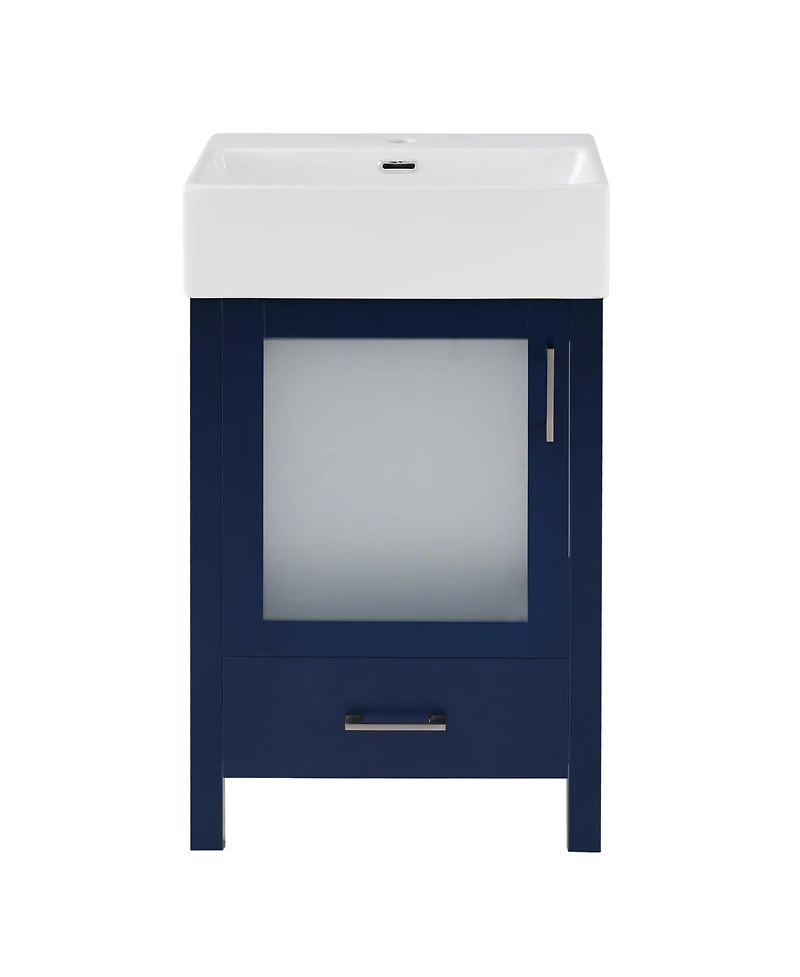 Streamdale Stylish 20" Vanity with Sink and Storage