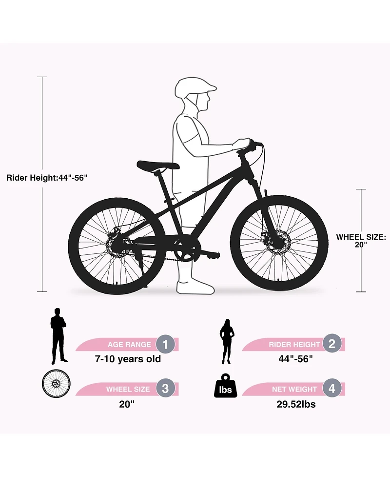 Streamdale 20" Mtb for Kids (7-10Y)