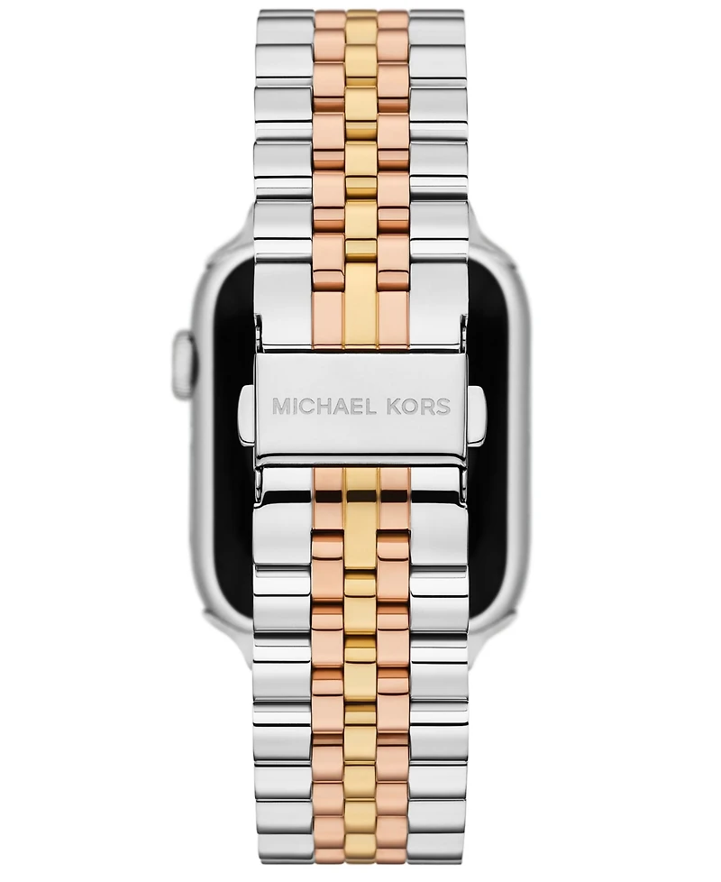 Michael Kors Tri-Tone Stainless Steel Strap for Apple Watch, 38-45mm