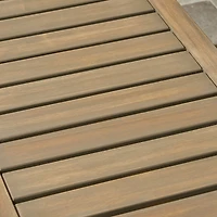 Modern Acacia Wood Bench: Elegance And Comfort For Your Outdoor Oasis