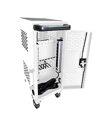 Streamdale Furniture 16-Compartment Removable Locking Charging Cabinet for Laptop, Chromebook-White