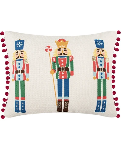 Levtex Nutcracker Printed Decorative Pillow, 14" x 18"