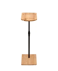 Streamdale Bamboo Adjustable Sofa End Table with Slots (Oval + Rectangle)