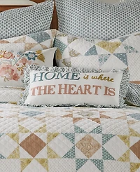 Levtex Lottie Ruffle Decorative Pillow, 12" x 24"