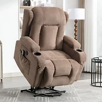 Simplie Fun Power Lift Recliner Chair Recliners for Elderly with Heat and Massage Recliner Chair for Living Room with Infinite Position and Side Pocke