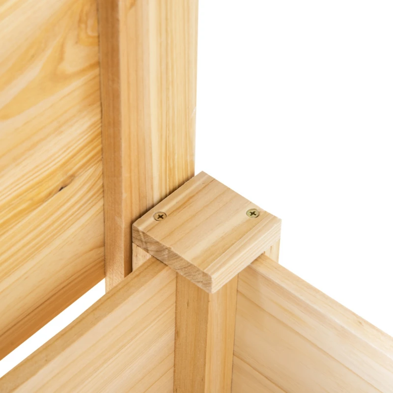 Raised Garden Bed Set of 3, Wooden Elevated Planter Box with Legs and Bed Liner, for Backyard and Patio to Grow Vegetables, Herbs, and Flowers, Natura