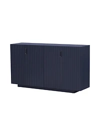 Streamdale Navy Sideboard with Adjustable Shelves and Copper Handles