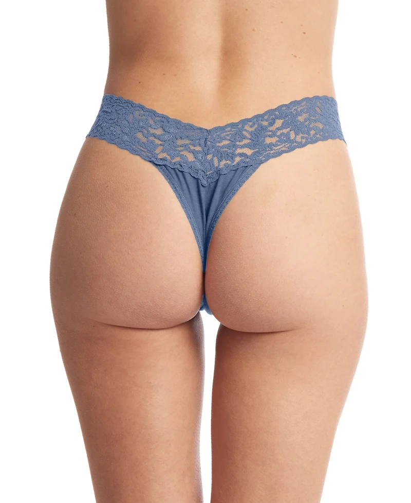 Hanky Panky Women's Supima Cotton Low Rise Thong