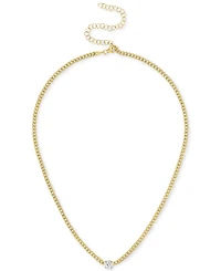 Forever Grown Diamonds Lab-Grown Diamond Necklace (1/2 ct. t.w.) in 14k Gold-Plated Sterling Silver