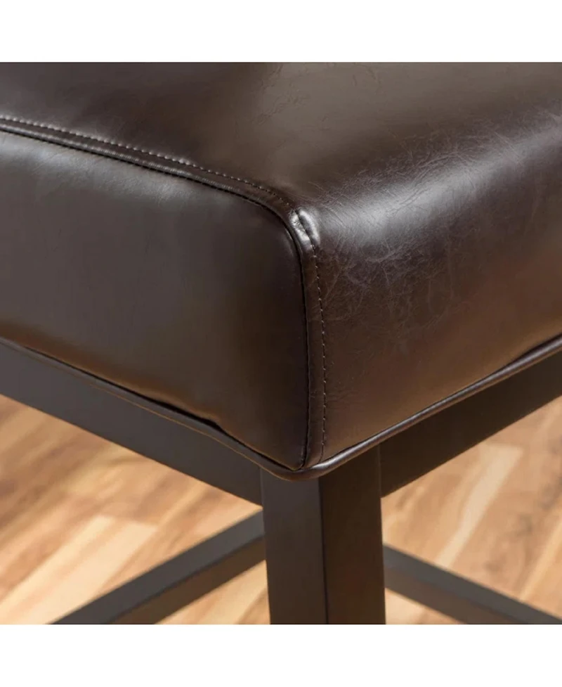 28-Inch Pu Leather Swivel Counter Stool