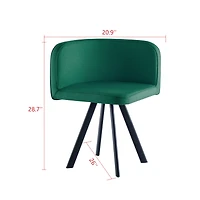 Modern 7 Pieces Dining Table Set, Rectangle Dining Table with 6 Chairs for Dining Room, Kitchen